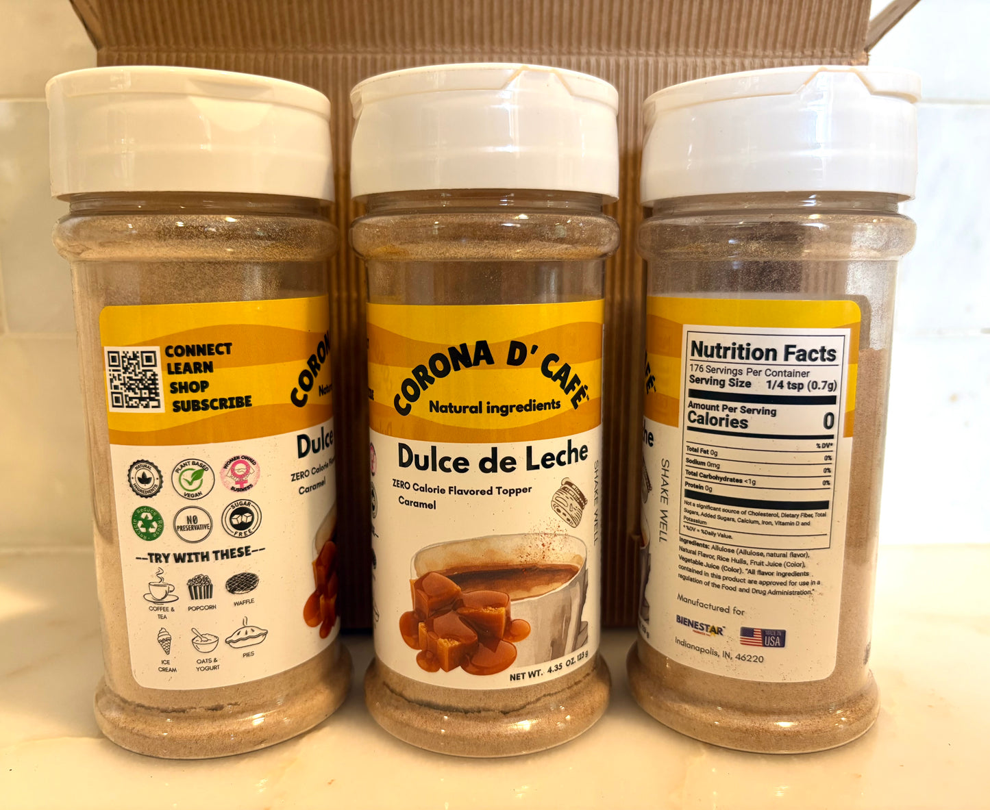 Corona D'Cafe Gift Box 3 Pack - Dulce De Leche Lover