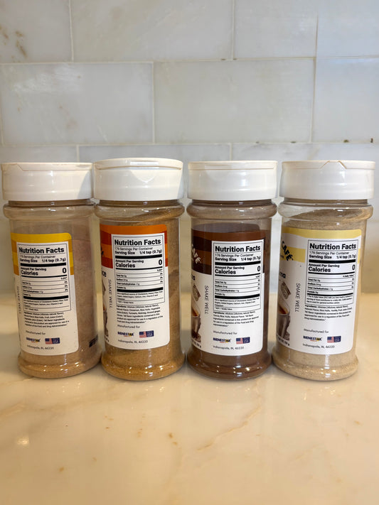 4 Pack Corona D'Cafe Variety Shakers