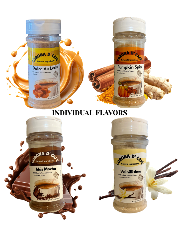 Corona D'Café, Flavors...