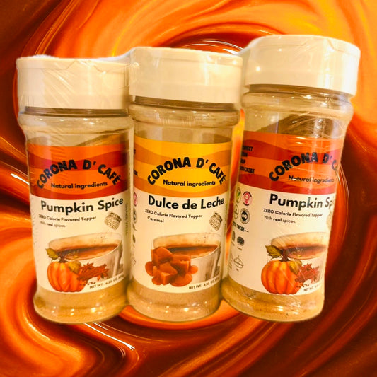 Corona D'Cafe 3 Pack - Pumpkin Spice & Dulce De Leche
