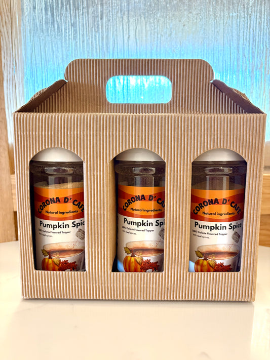 Corona D'Cafe Gift Box 3 Pack - Pumpkin Spice Patch