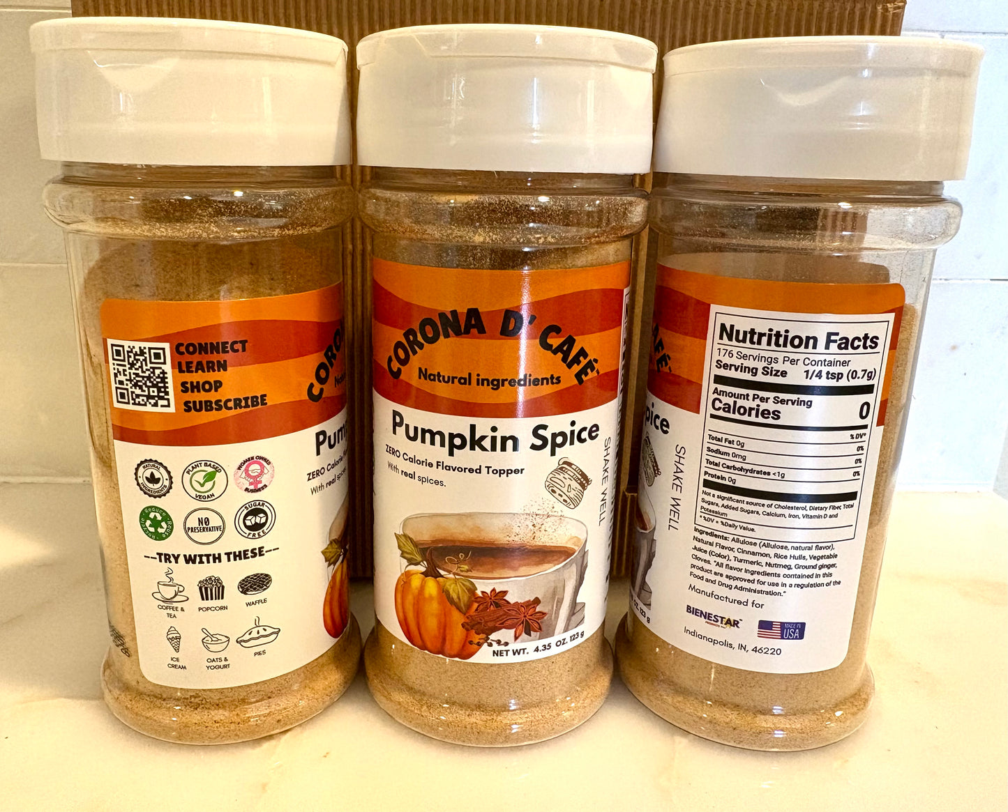 Corona D'Cafe Gift Box 3 Pack - Pumpkin Spice Patch